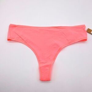SKIMS Fits Everbody Thong in Sorbet Size 4X